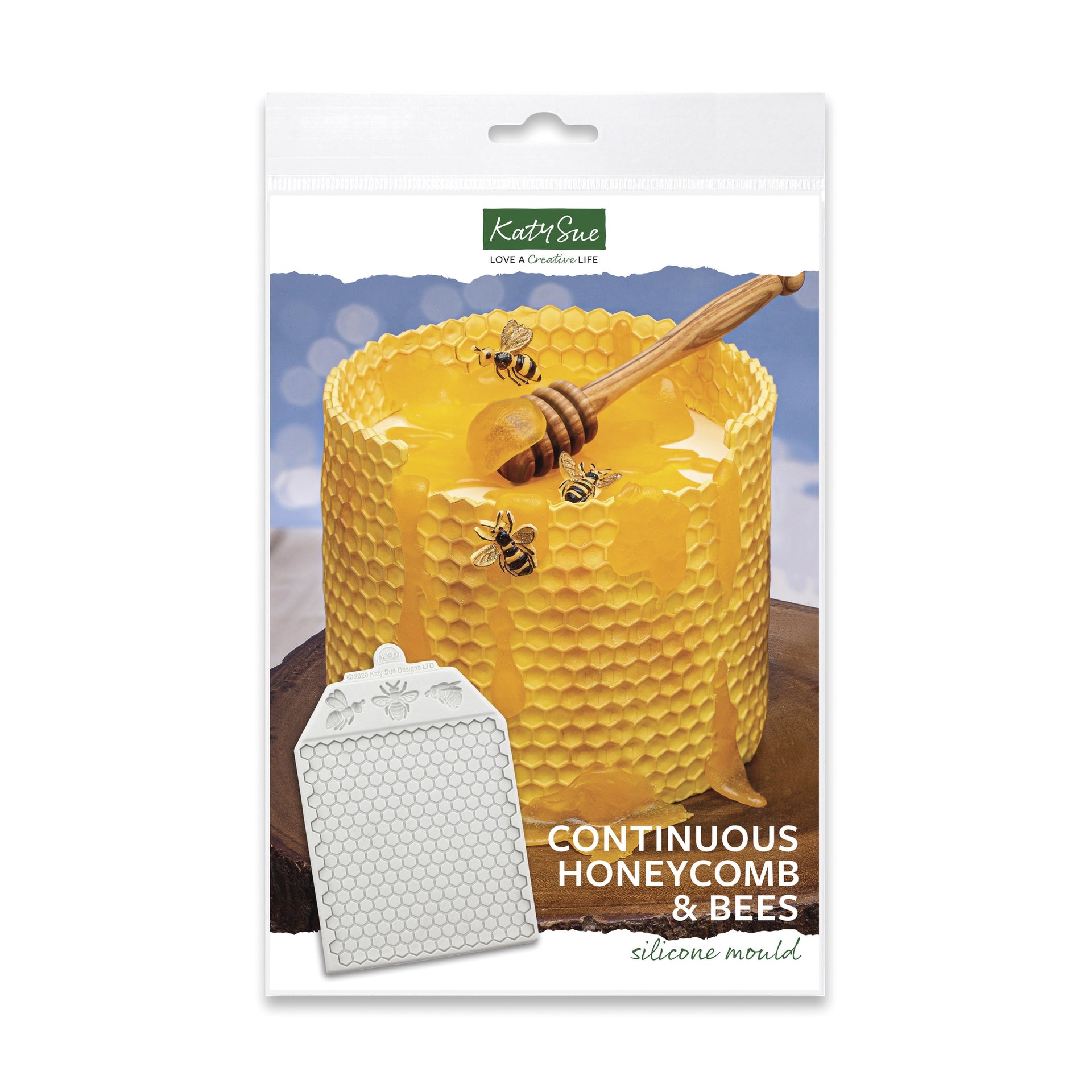 Katy Sue Moule en Silicone - Nid d’Abeilles & Abeilles
