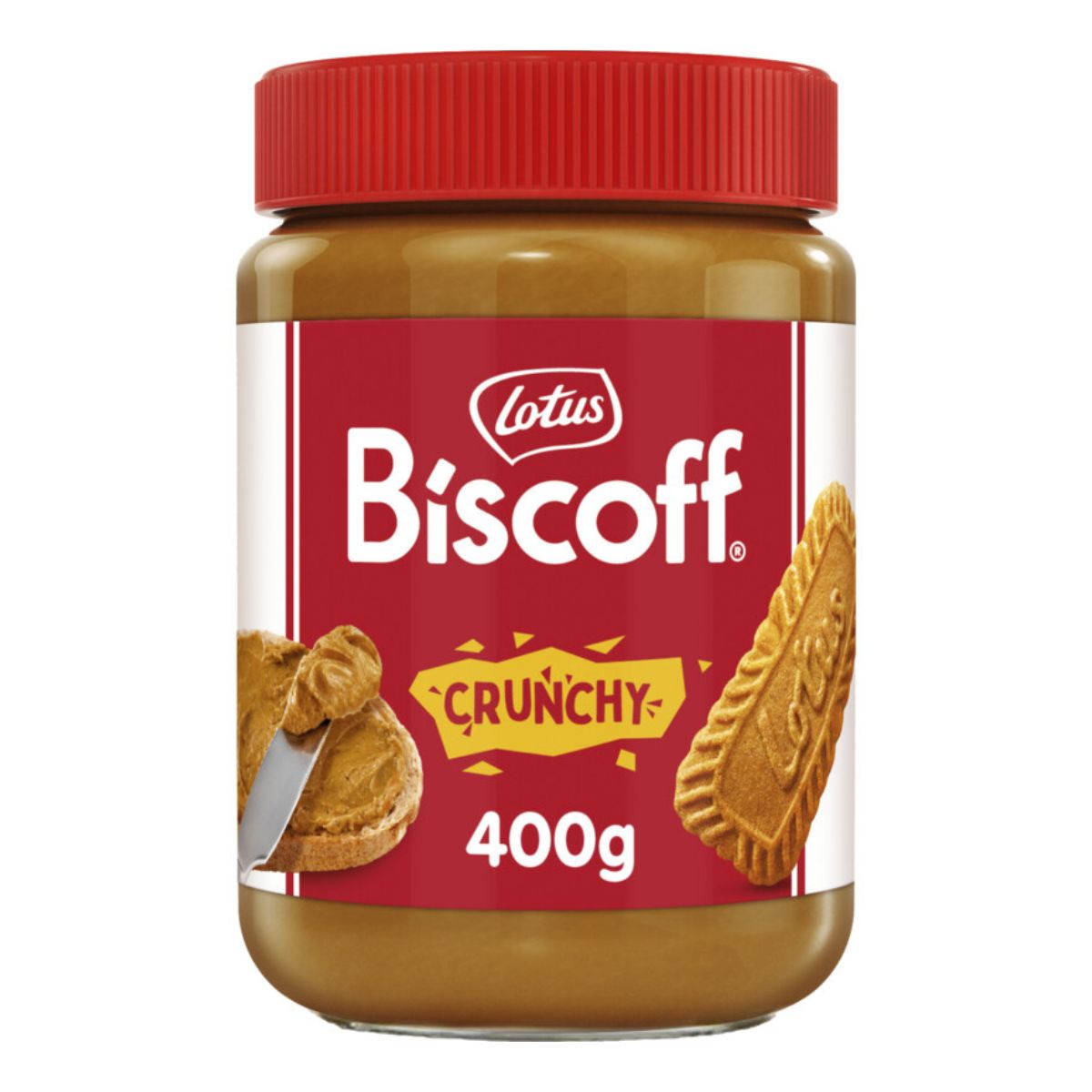 Lotus Biscoff Pâte de spéculoos croustillante 400g