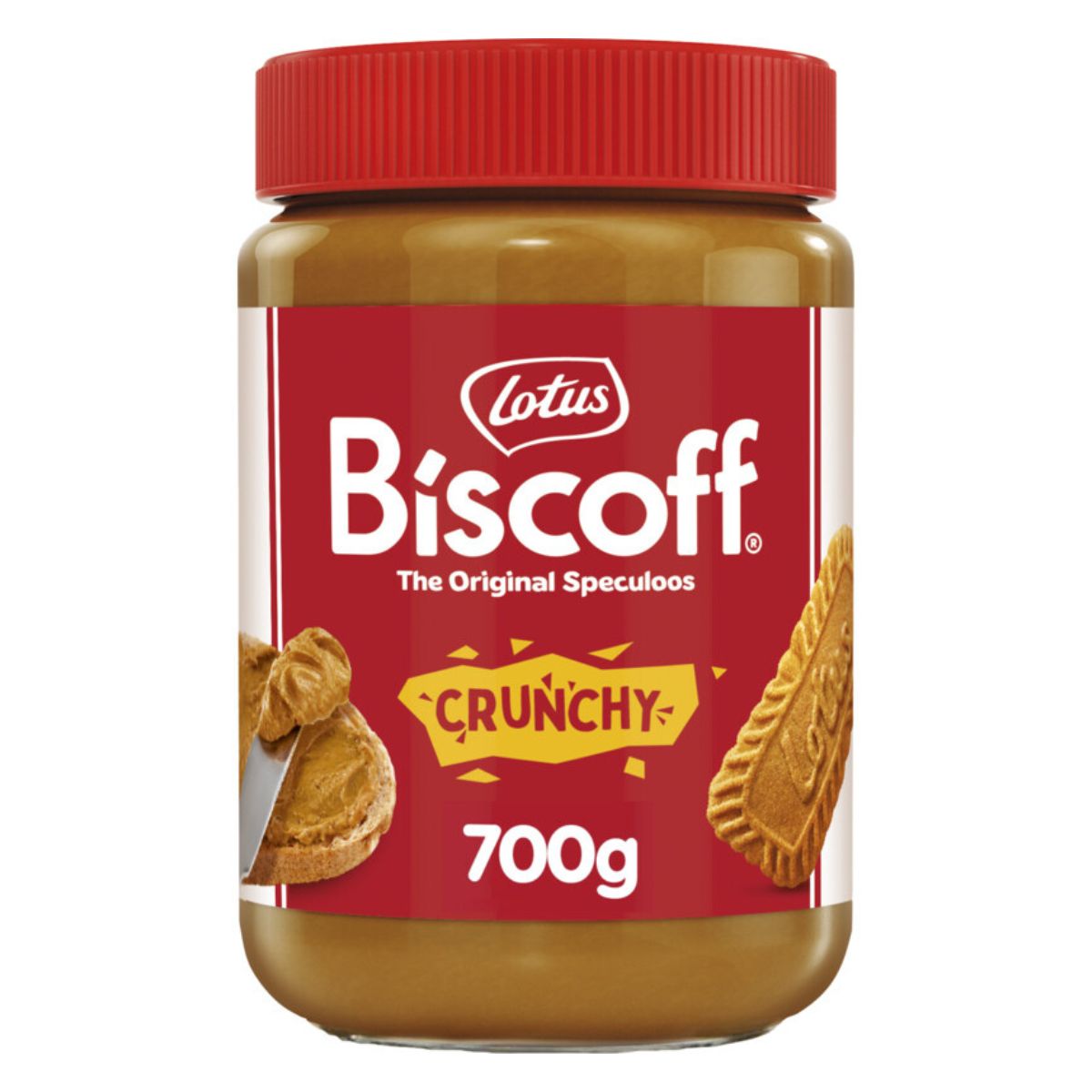 Lotus Biscoff Pâte de spéculoos crémeuse et croquante 700g