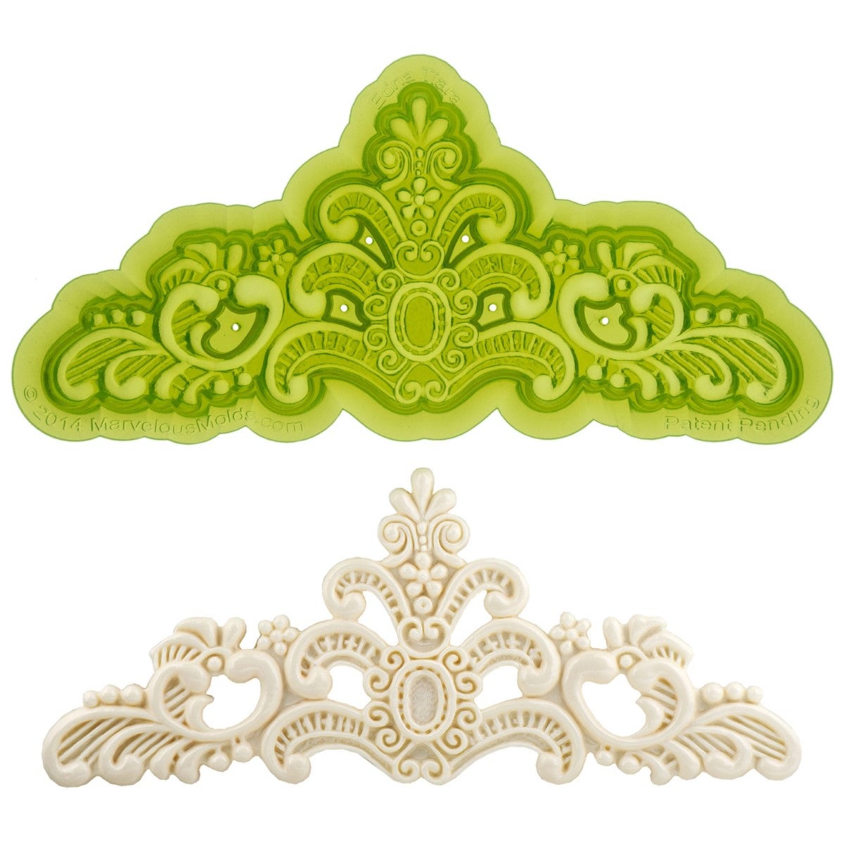 Marvelous Molds Moule en Silicone - Edna Lace Mold