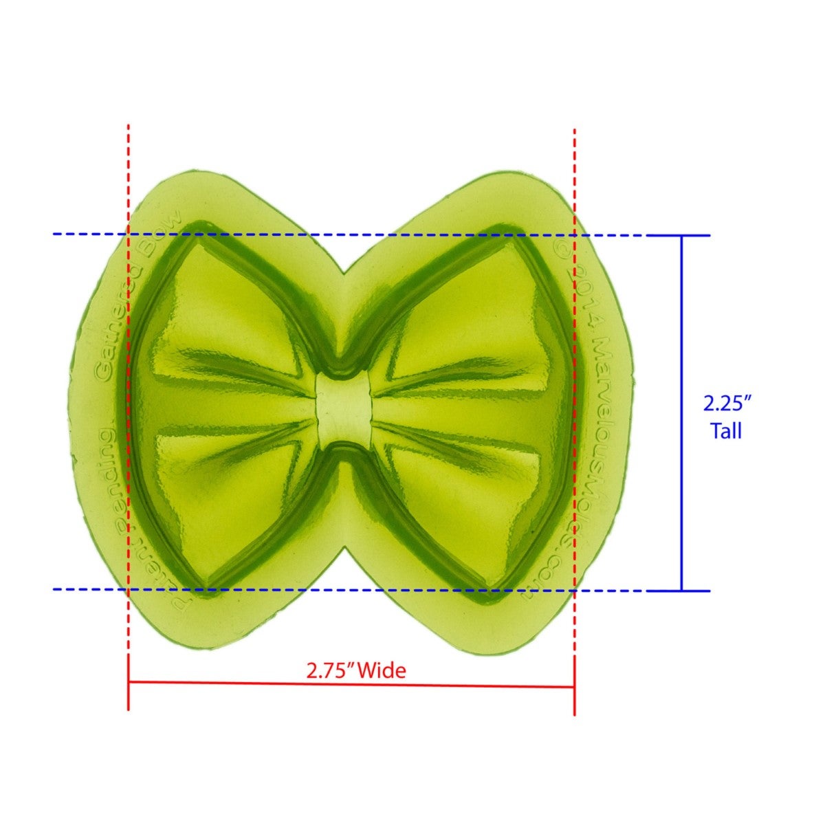 Marvelous Molds Moule en Silicone - Gathered Bow Mold