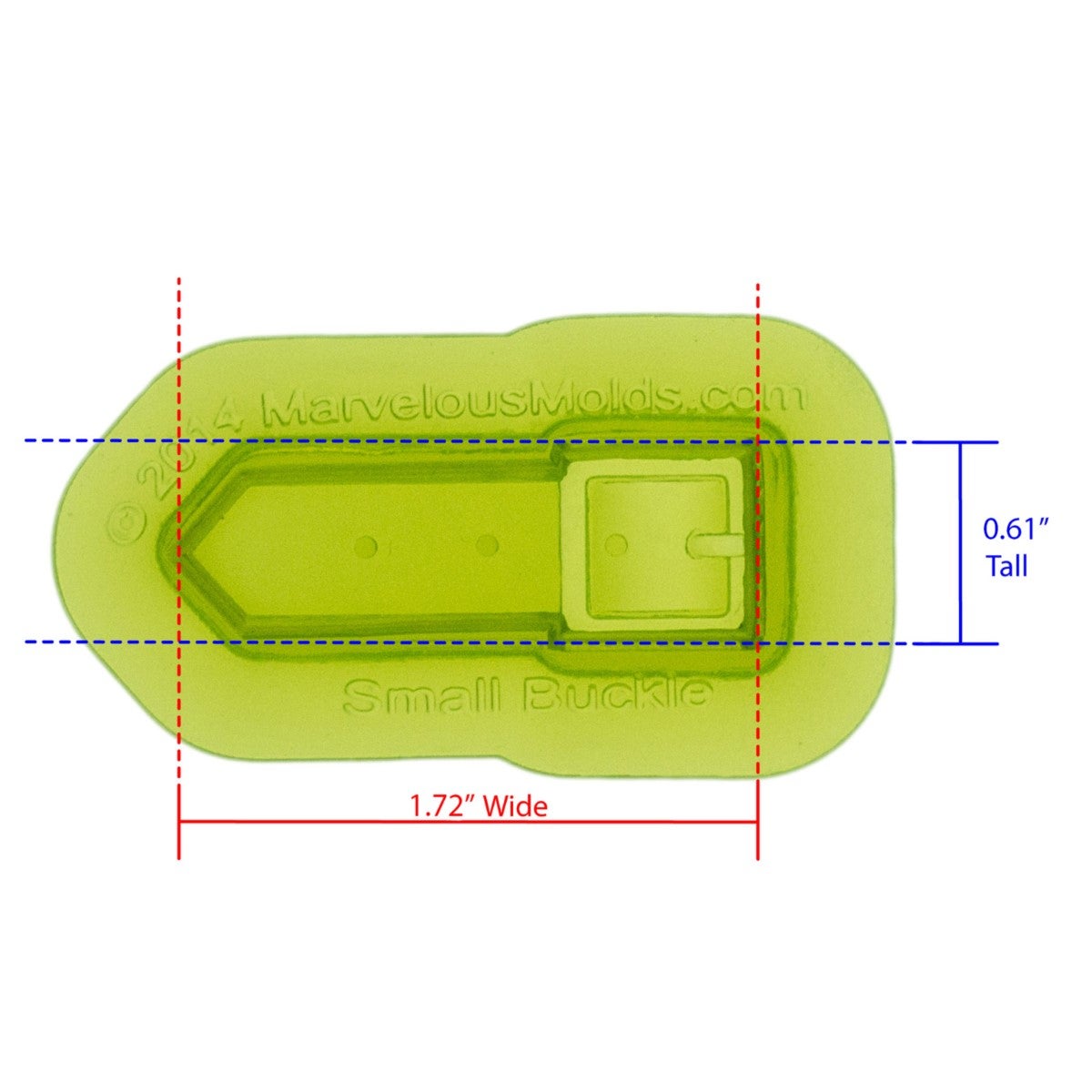 Marvelous Molds Moule en Silicone - Small Buckle Mold
