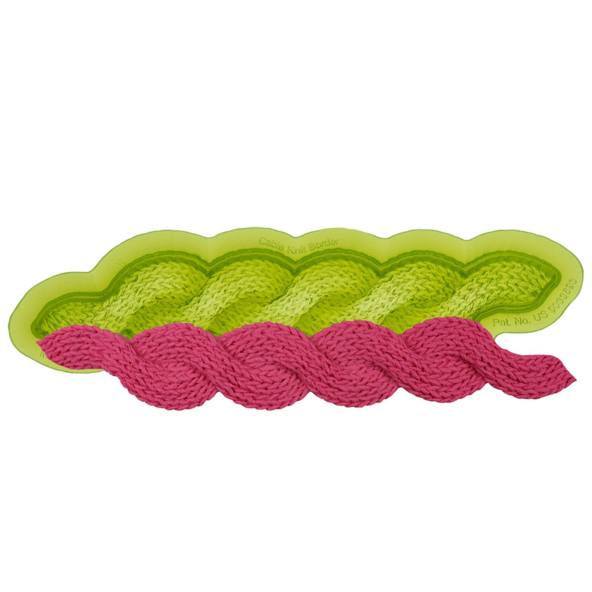 Marvelous Molds Moule en Silicone - Cable Knit Border Mold