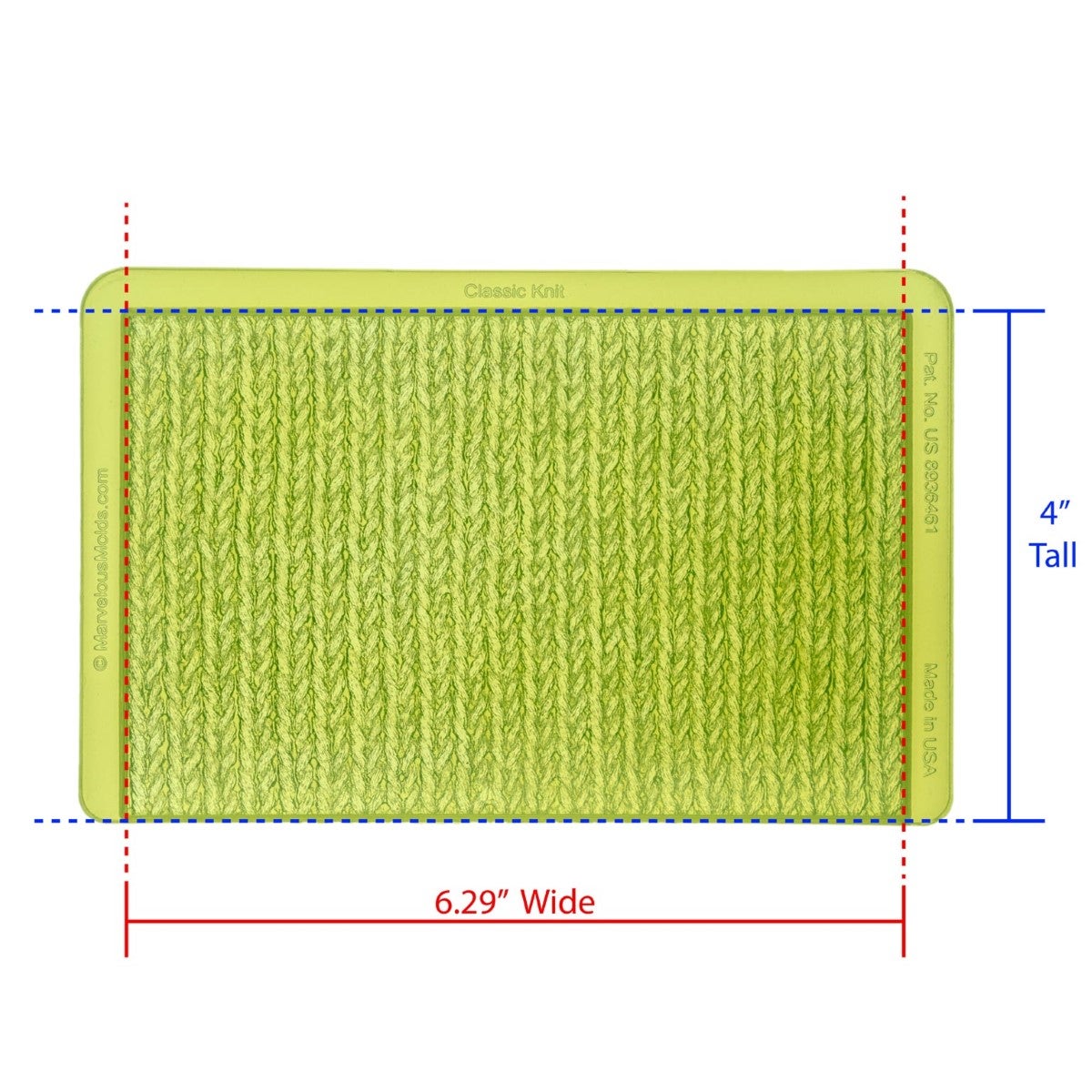 Marvelous Molds Moule en Silicone - Classic Knit Simpress