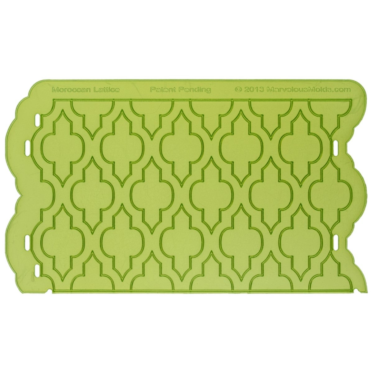 Marvelous Molds Moule en Silicone - Moroccan Lattice Silicone Onlay®