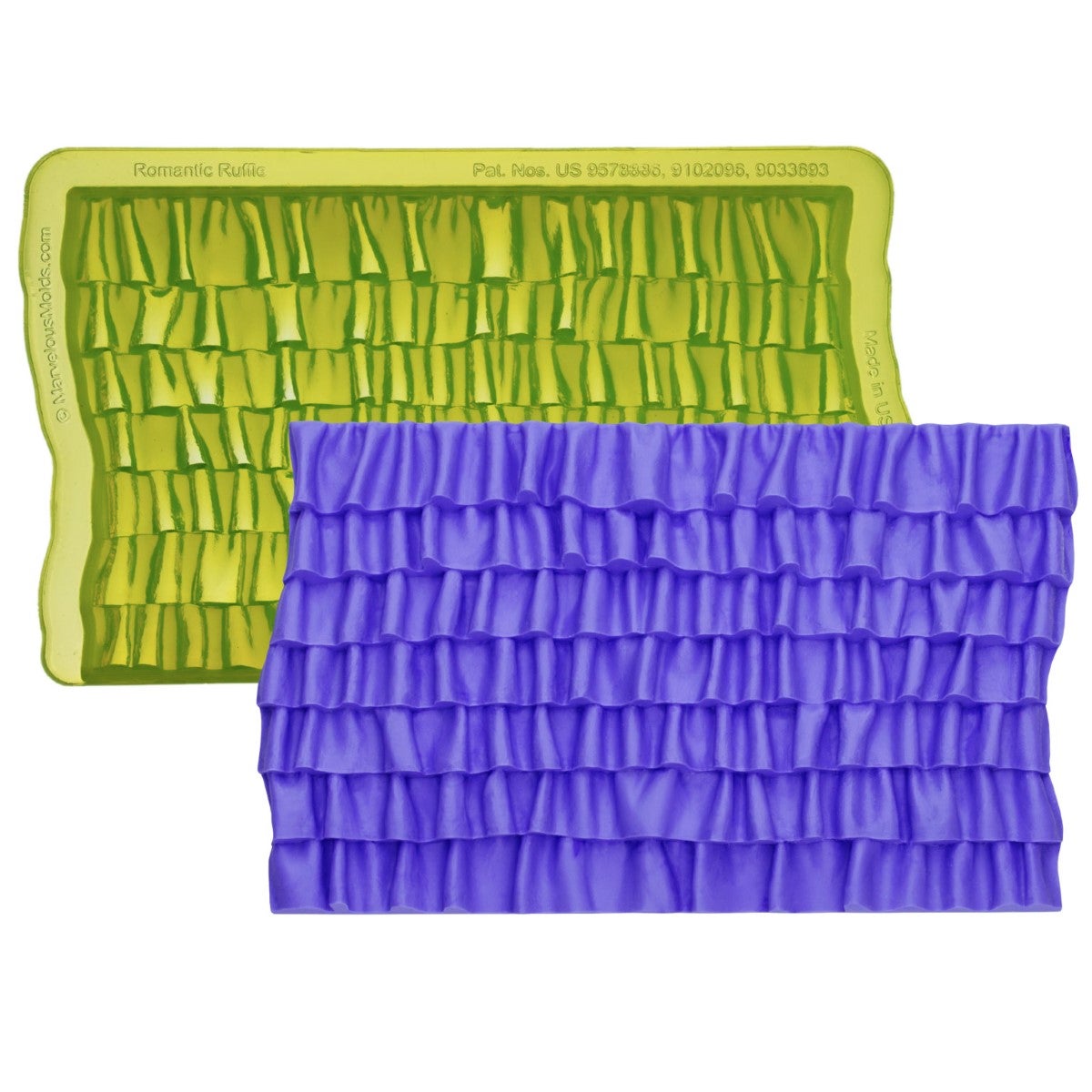 Marvelous Molds Moule en Silicone - Romantic Ruffle Simpress