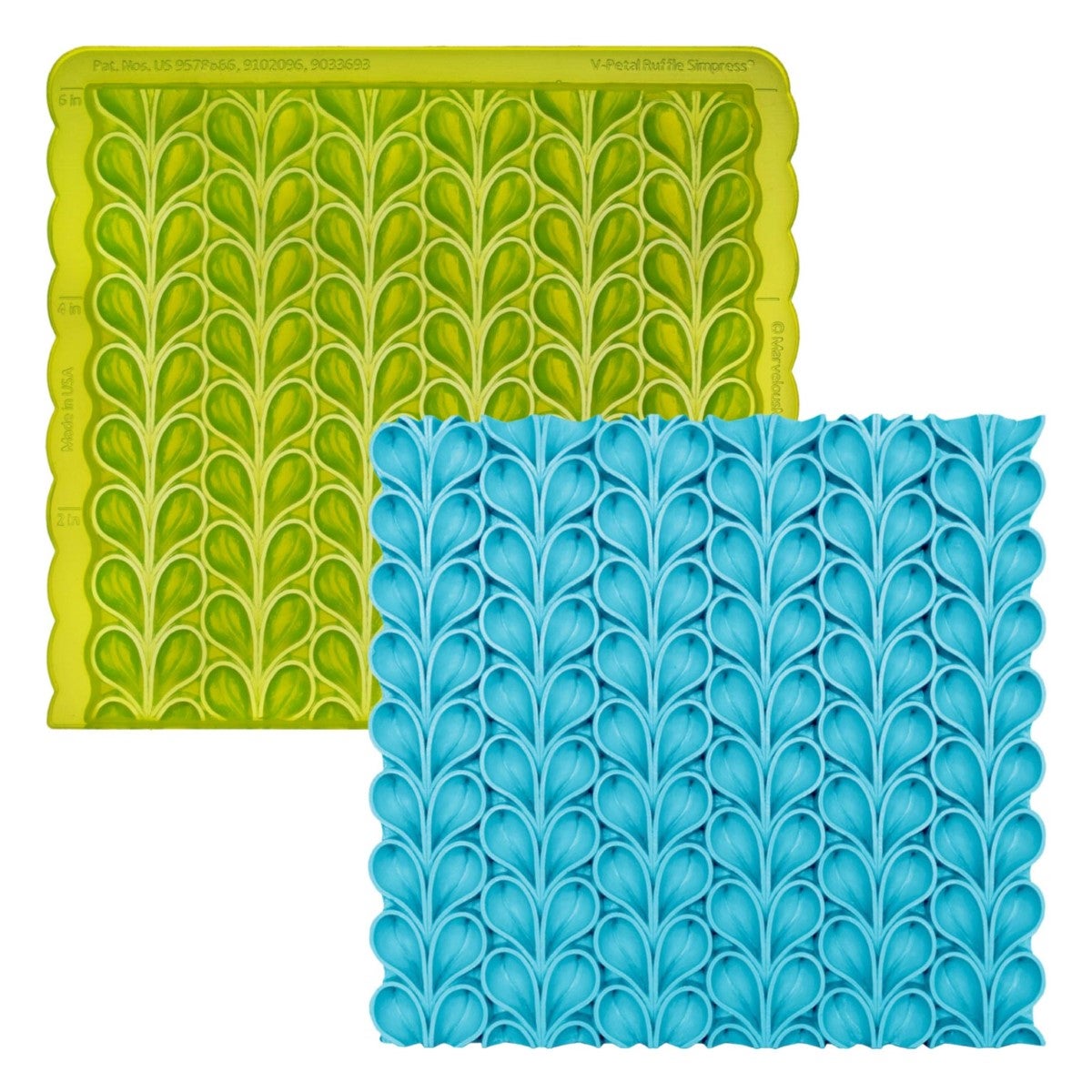 Marvelous Molds Moule en Silicone - V-Petal Ruffle