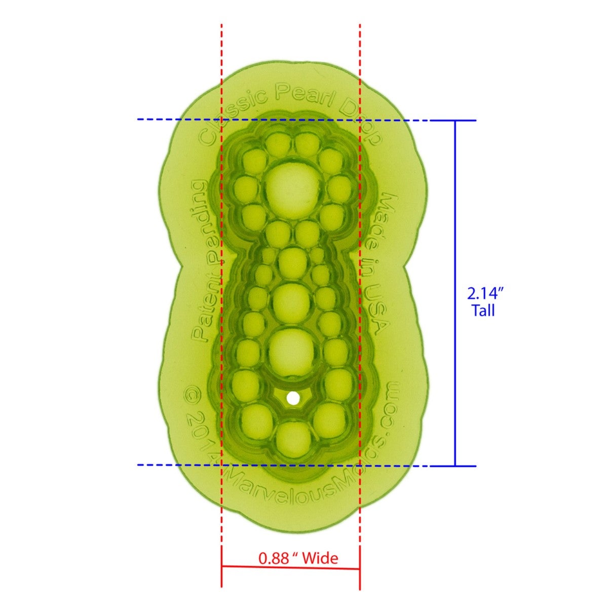 Marvelous Molds Moule en Silicone - Classic Pearl Drop Mold