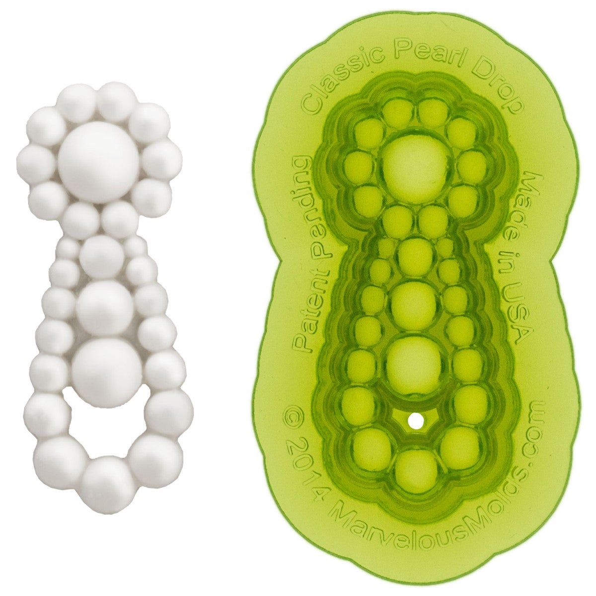 Marvelous Molds Moule en Silicone - Classic Pearl Drop Mold