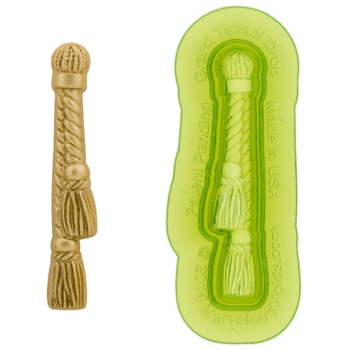 Marvelous Molds Moule en Silicone - Grand Tassel Drop Mold
