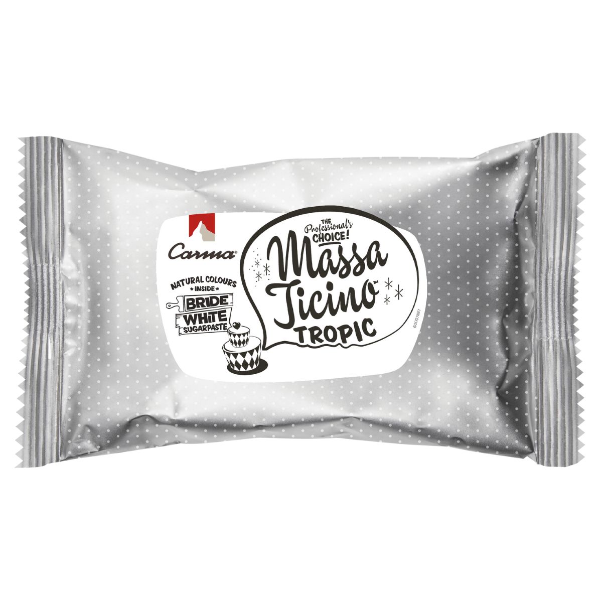 Massa Ticino Pâte à Sucre 1 kg Blanc Mariage