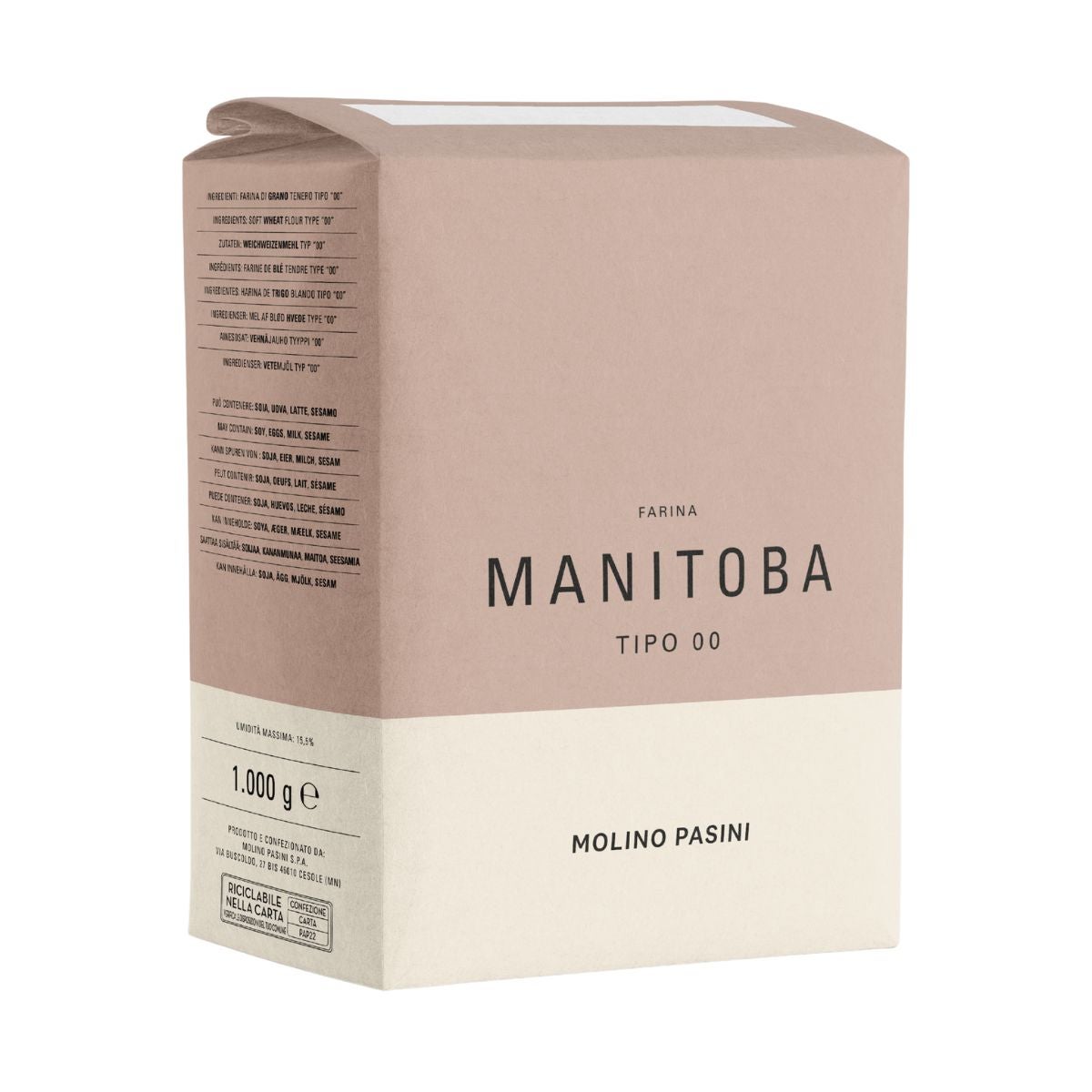 Molino Pasini Farine Manitoba Mélange Premium 1 kg