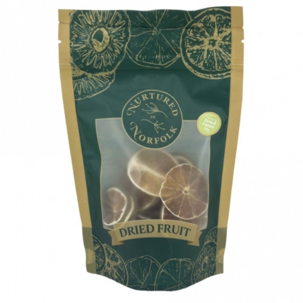 Nurtured in Norfolk Dried Fruit Slices - Citron vert 30g