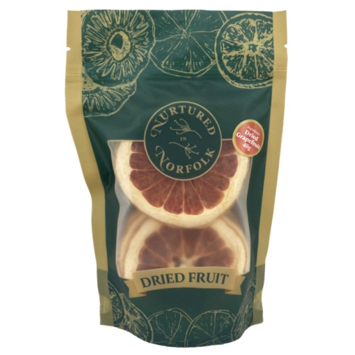 Nurtured in Norfolk Dried Fruit Slices - Pamplemousse 40g