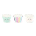 PartyDeco Caissettes à Cupcakes Licorne Set/6