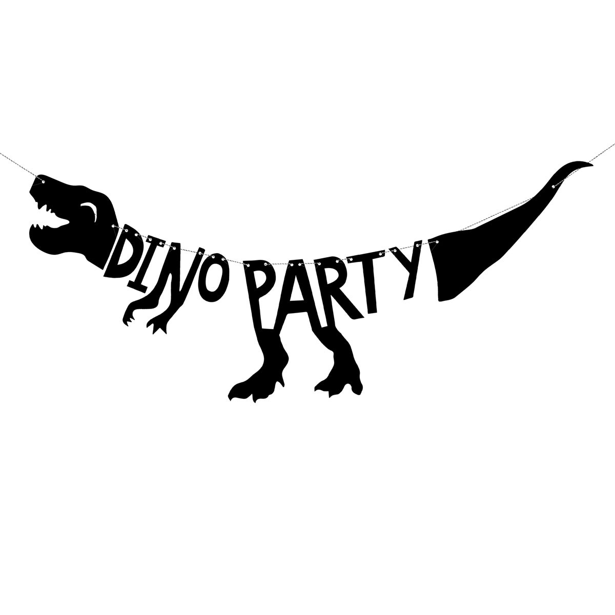 PartyDeco Banderole Dinosaures
