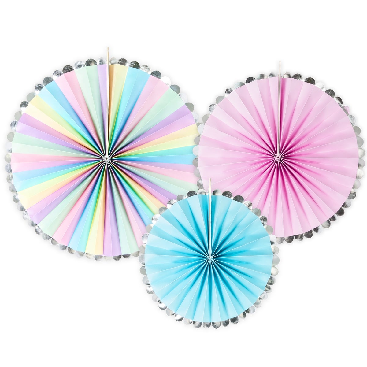 PartyDeco Mix Rosaces décoratives Licorne Set/3