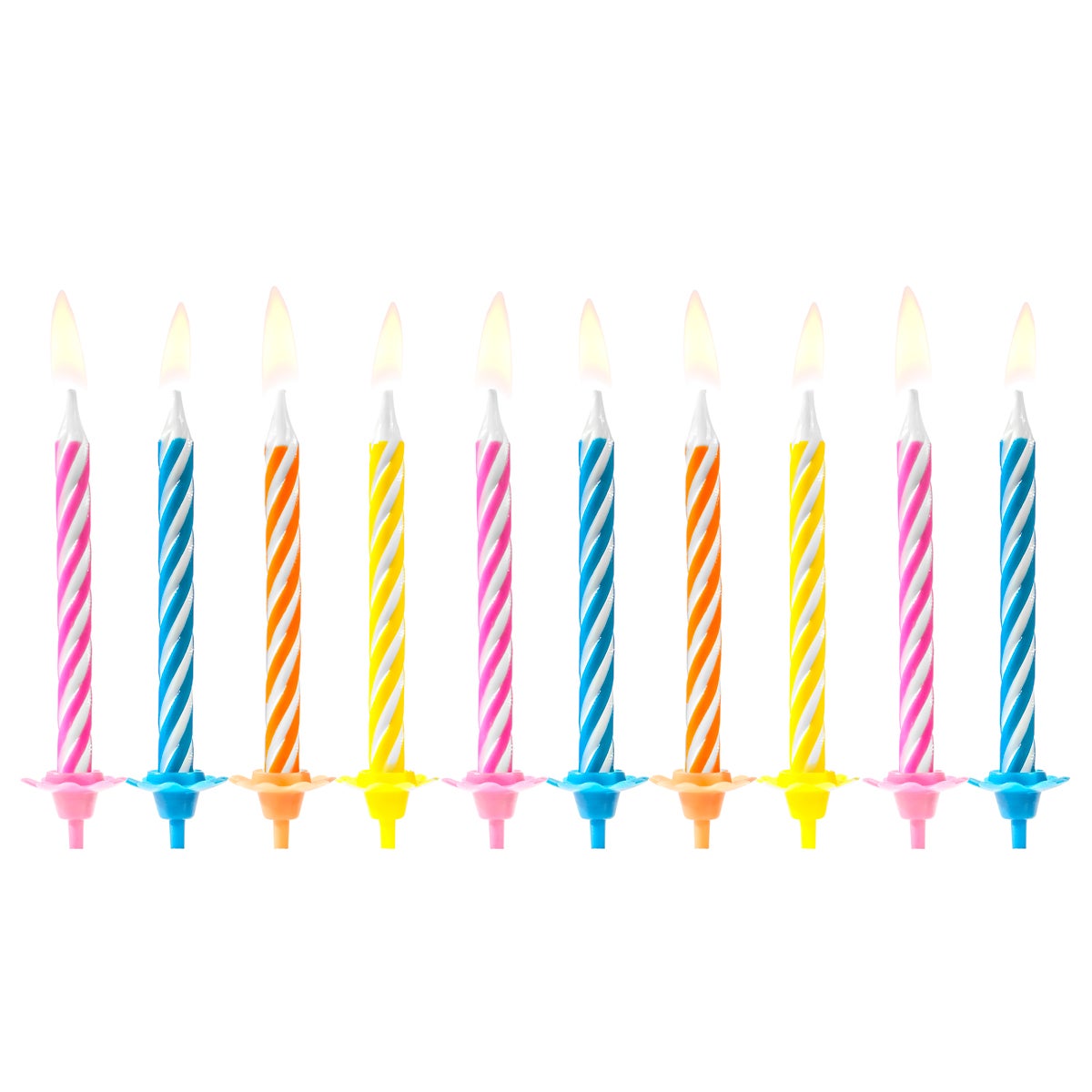 PartyDeco Mix Bougies d’anniversaire pcs/10