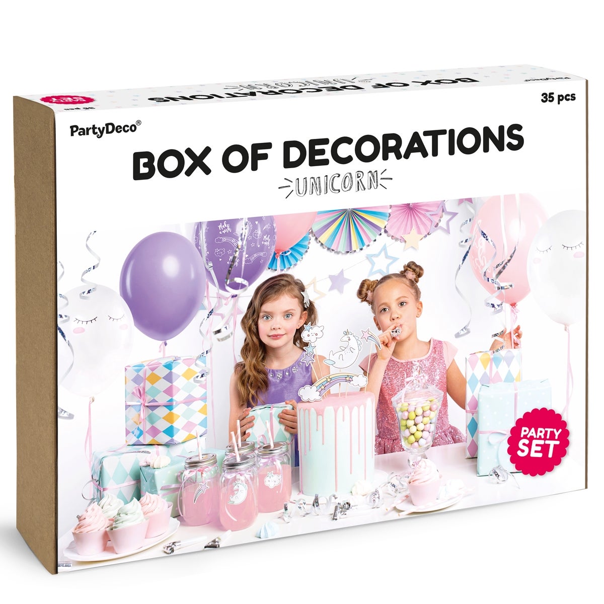 PartyDeco Ensemble Décorations Fête - Licorne