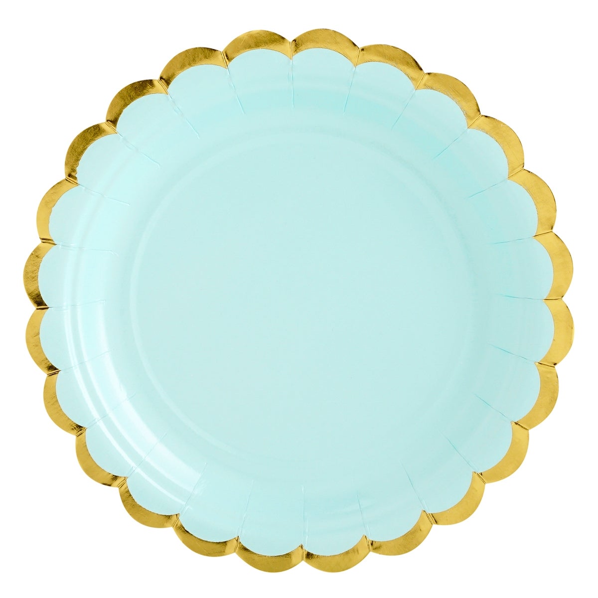 PartyDeco Assiettes - Menthe 18cm pcs/6