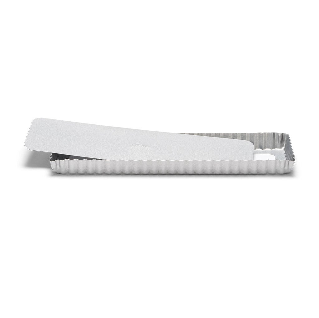 Patisse Silver-Top Moule à Quiche Fond Amovible 35x11cm