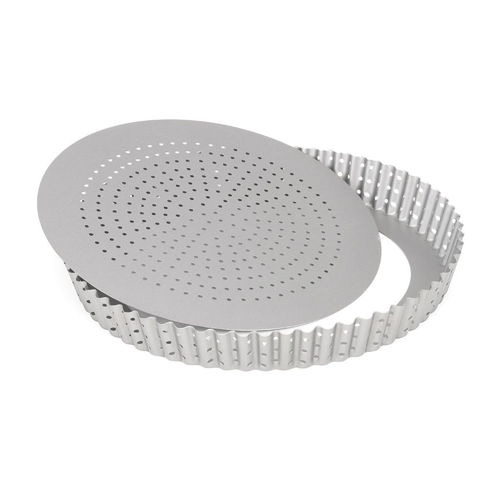 Patisse Silver-Top Moule à Quiche Fond AmoviblePerforé Ø24cm