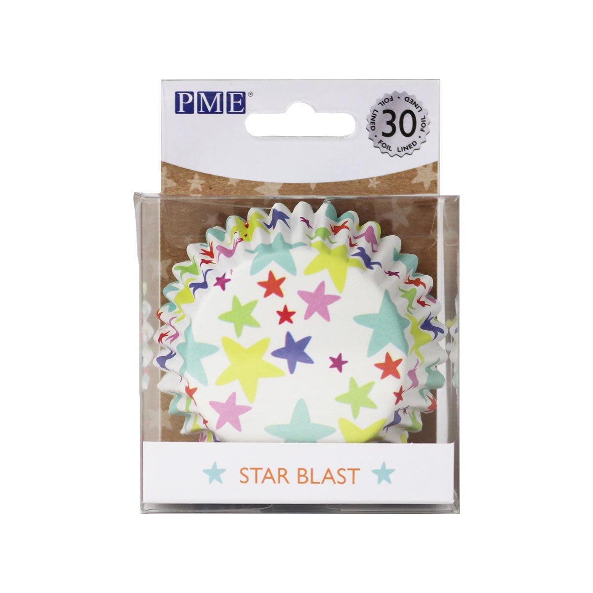 PME Caissettes à Cupcakes en Aluminium - Star Blast - pcs/30