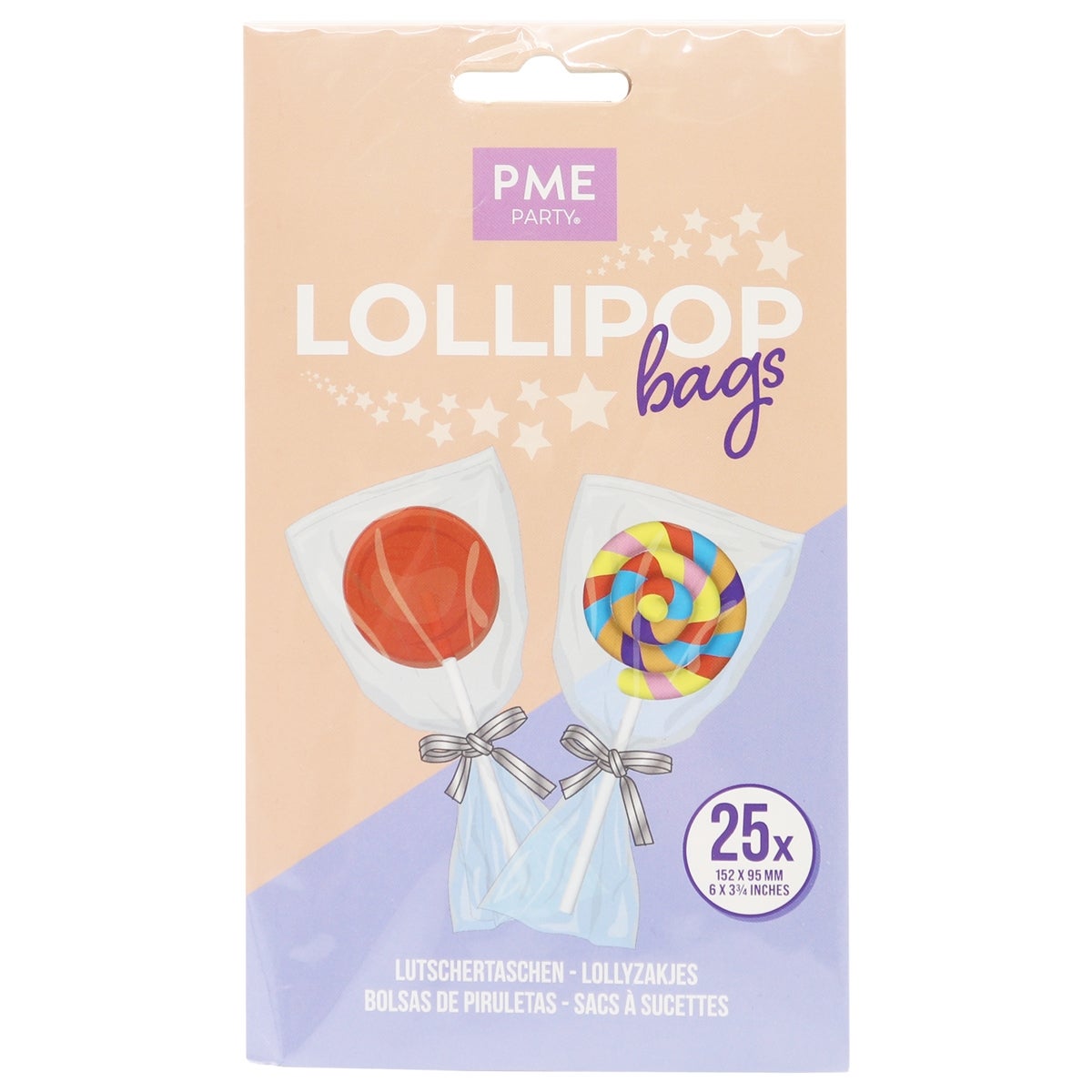 PME Sachets à sucettes pcs/25