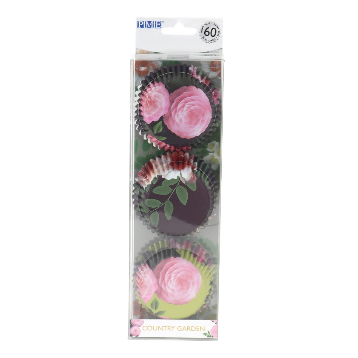 PME Caissettes à Cupcakes - Fleurs champêtres - pcs/60
