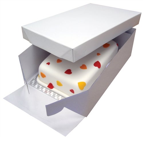 PME Boite à gateau et support RECTANGULAIRE 3mm 38x27,8 cm
