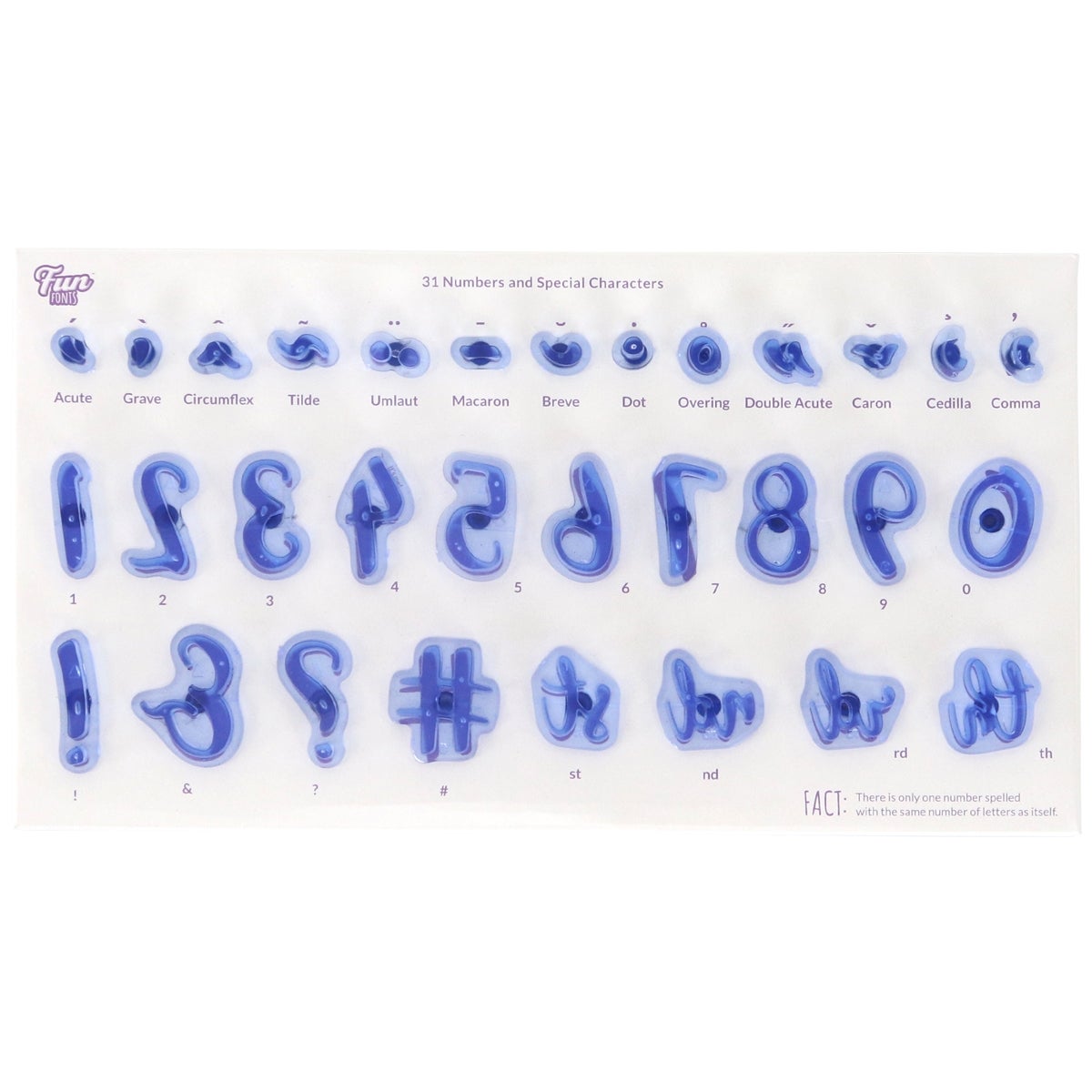 PME Fun Fonts - Numéros & Caractères Spéciaux