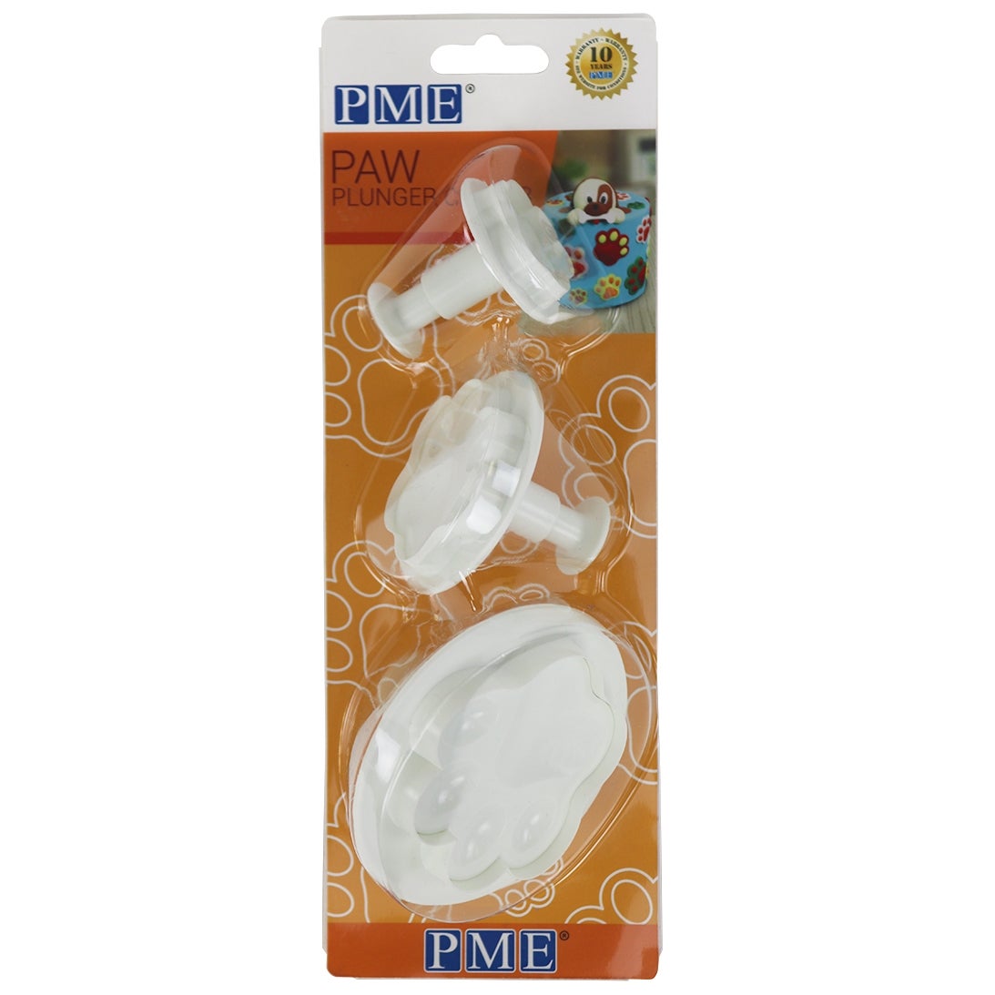 PME Plunger Cutter Hondenpoot Set/3