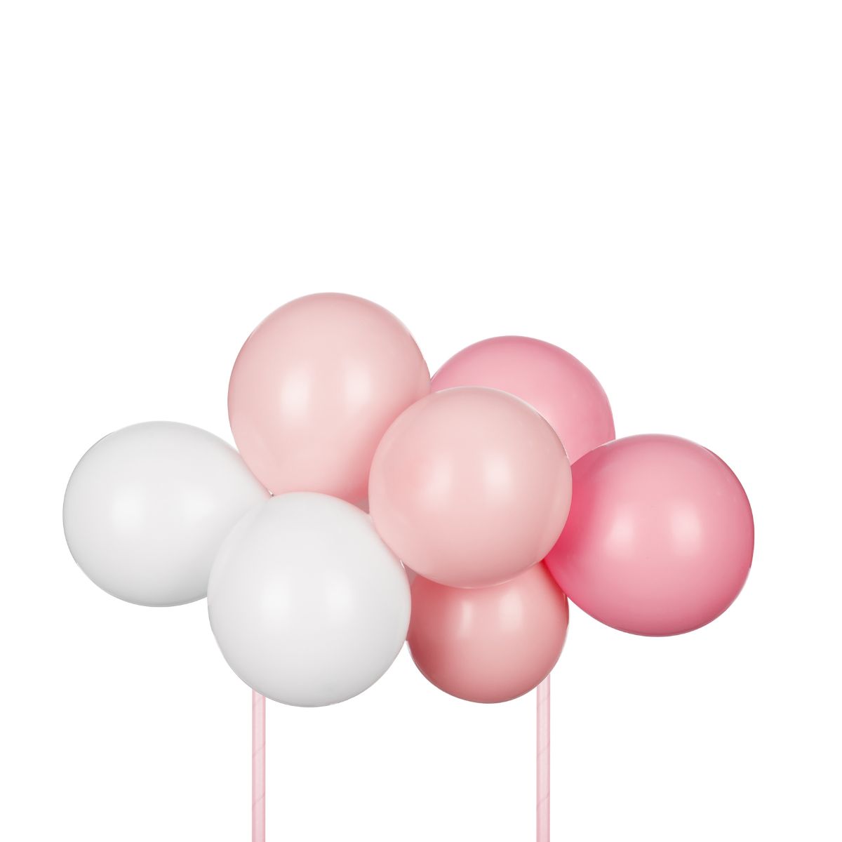 PartyDeco Ballon-Cake Topper Kit 29cm - Rose