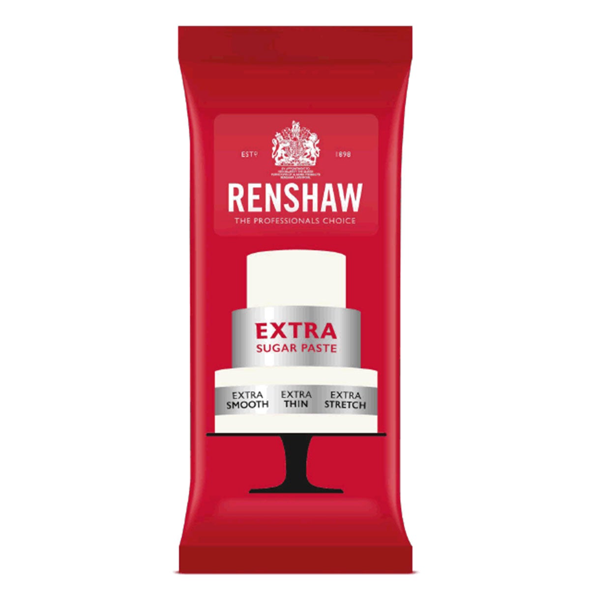 Renshaw Pâte à Sucre à Rouler Extra 1kg - Blanc