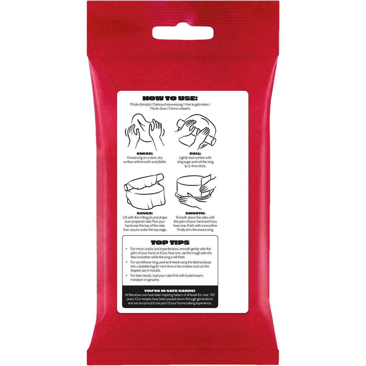 Renshaw Pâte à Sucre Blanc 500g