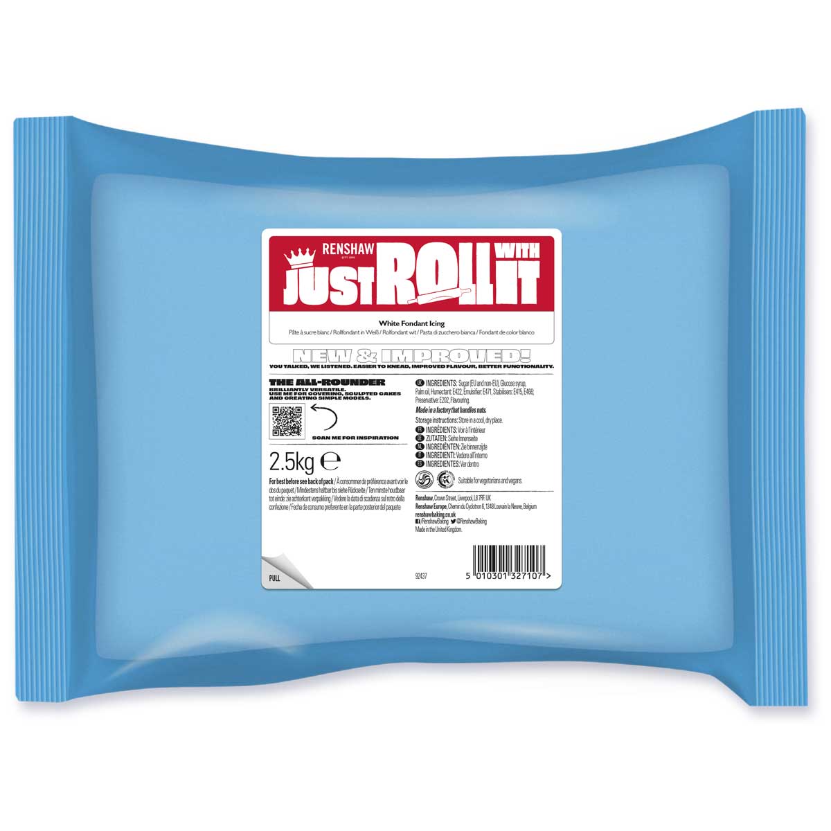 Renshaw Pâte à Sucre White 2.5kg
