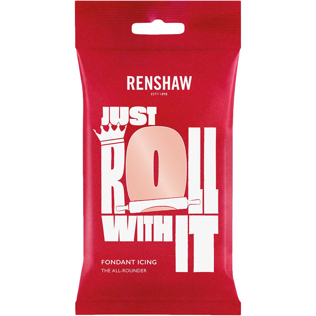 Renshaw Fondant Icing Peach Blush 250g