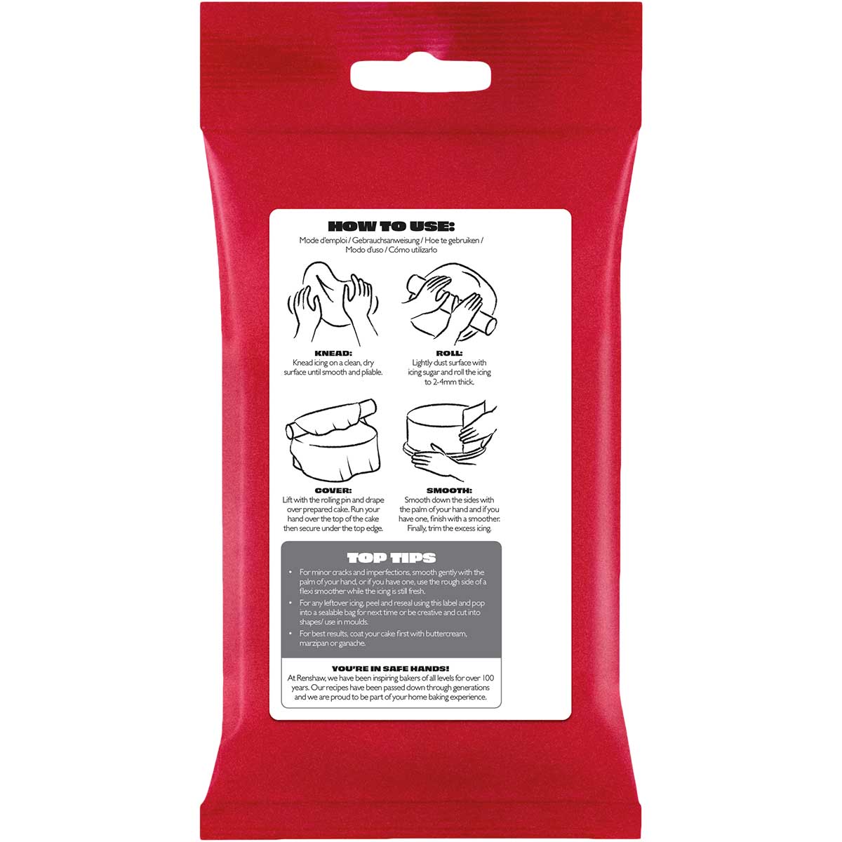 Renshaw Pâte à Sucre Grey 250g