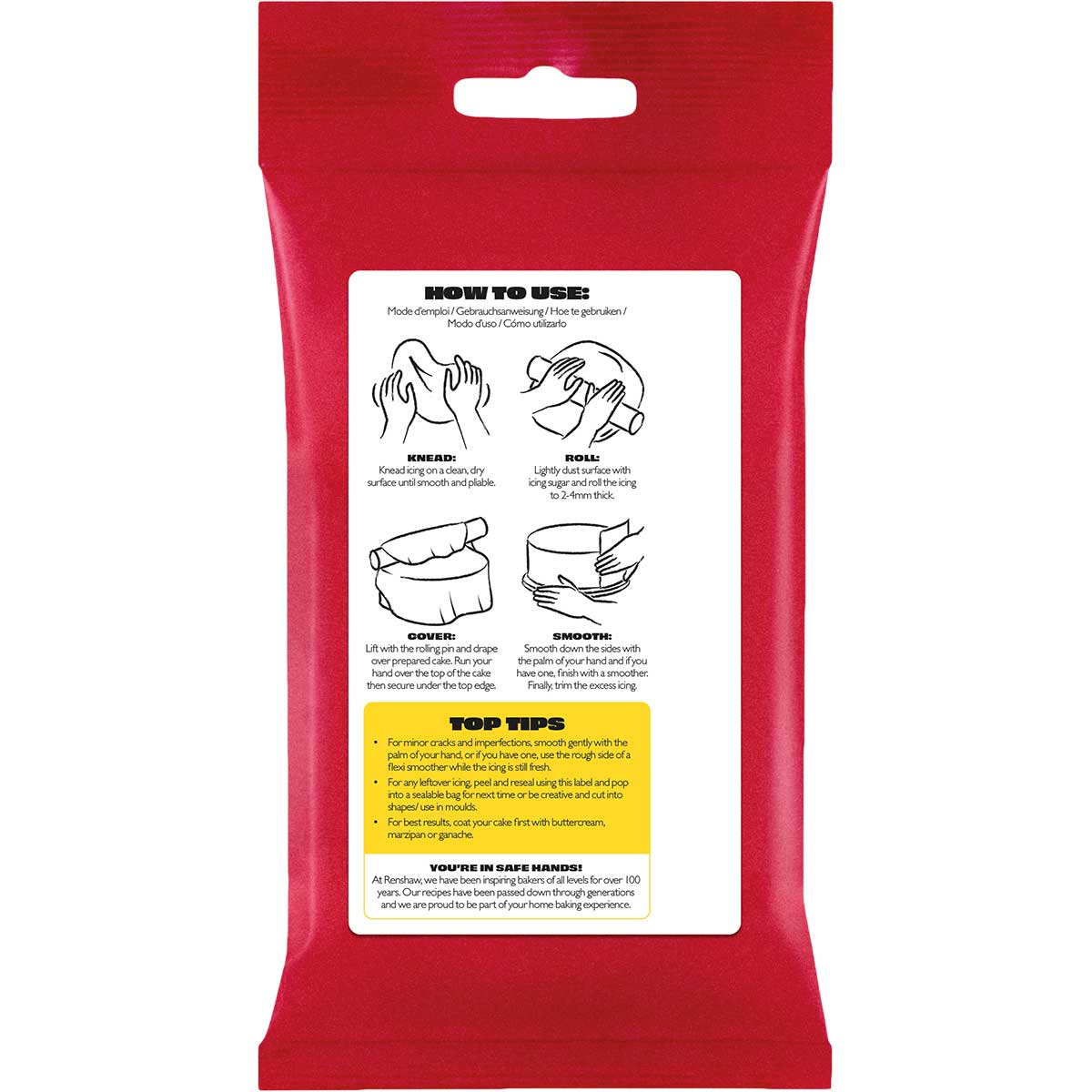 Renshaw Fondant Jaune 250g