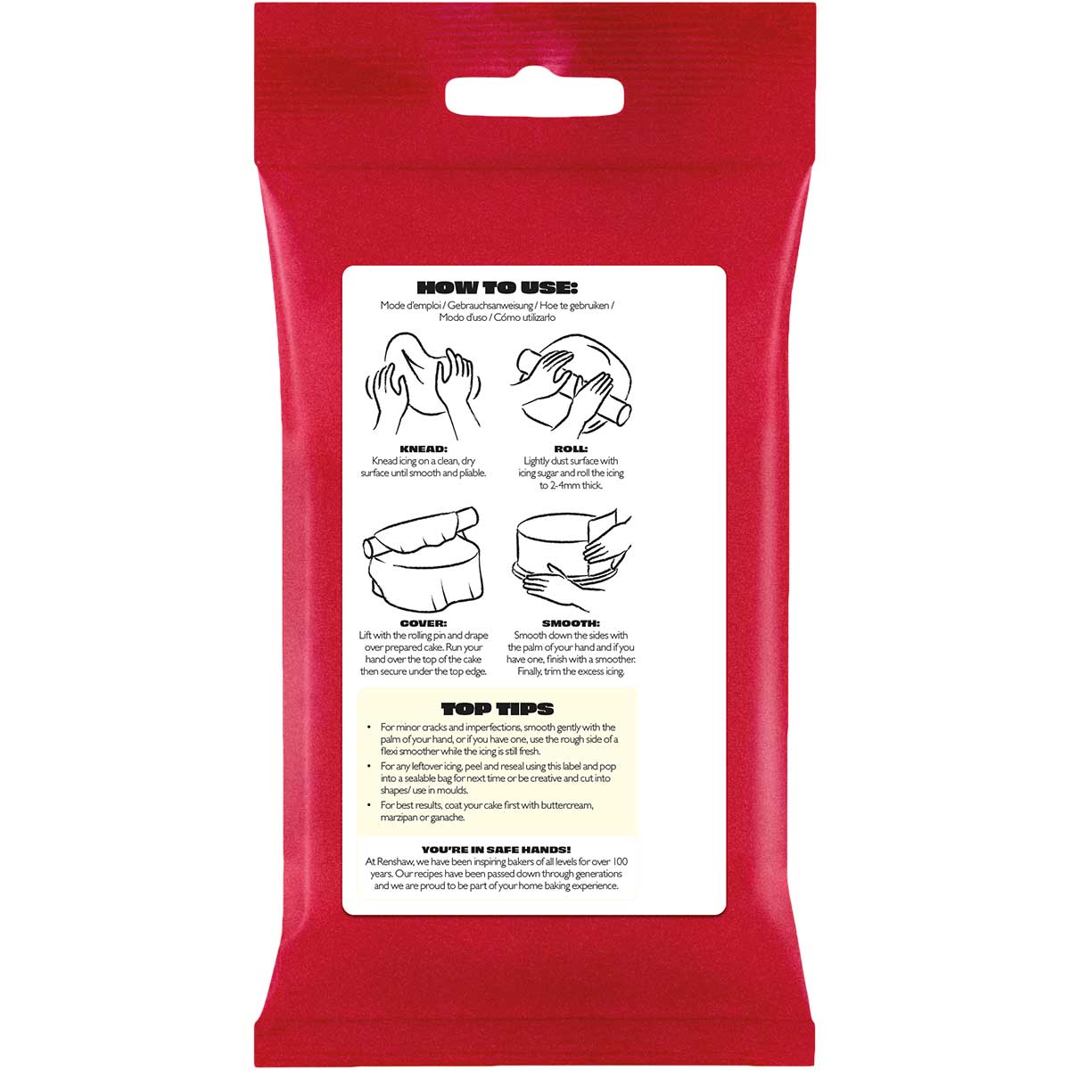 Renshaw Pâte à Sucre Ivory 1kg