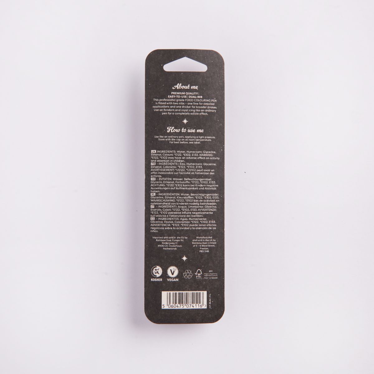 RD Cake Art Pen - Noir de Jais