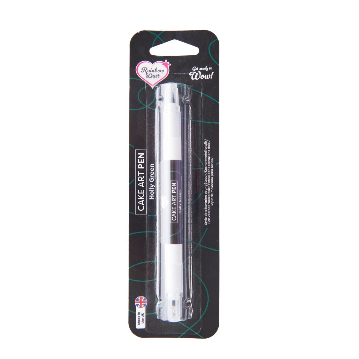 Rainbow Dust Cake Art Pen Vert Houx