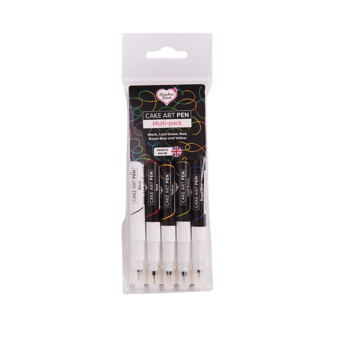 Rainbow Dust Cake Art Pen Multipack set/5