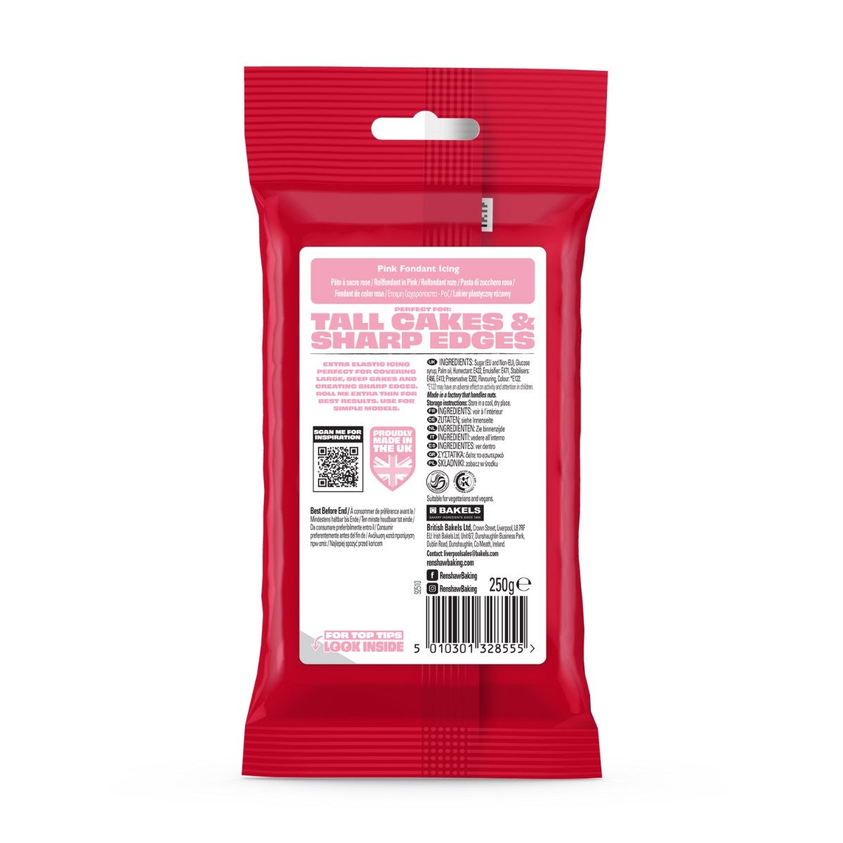 Renshaw Extra Fondant 250g - Rose