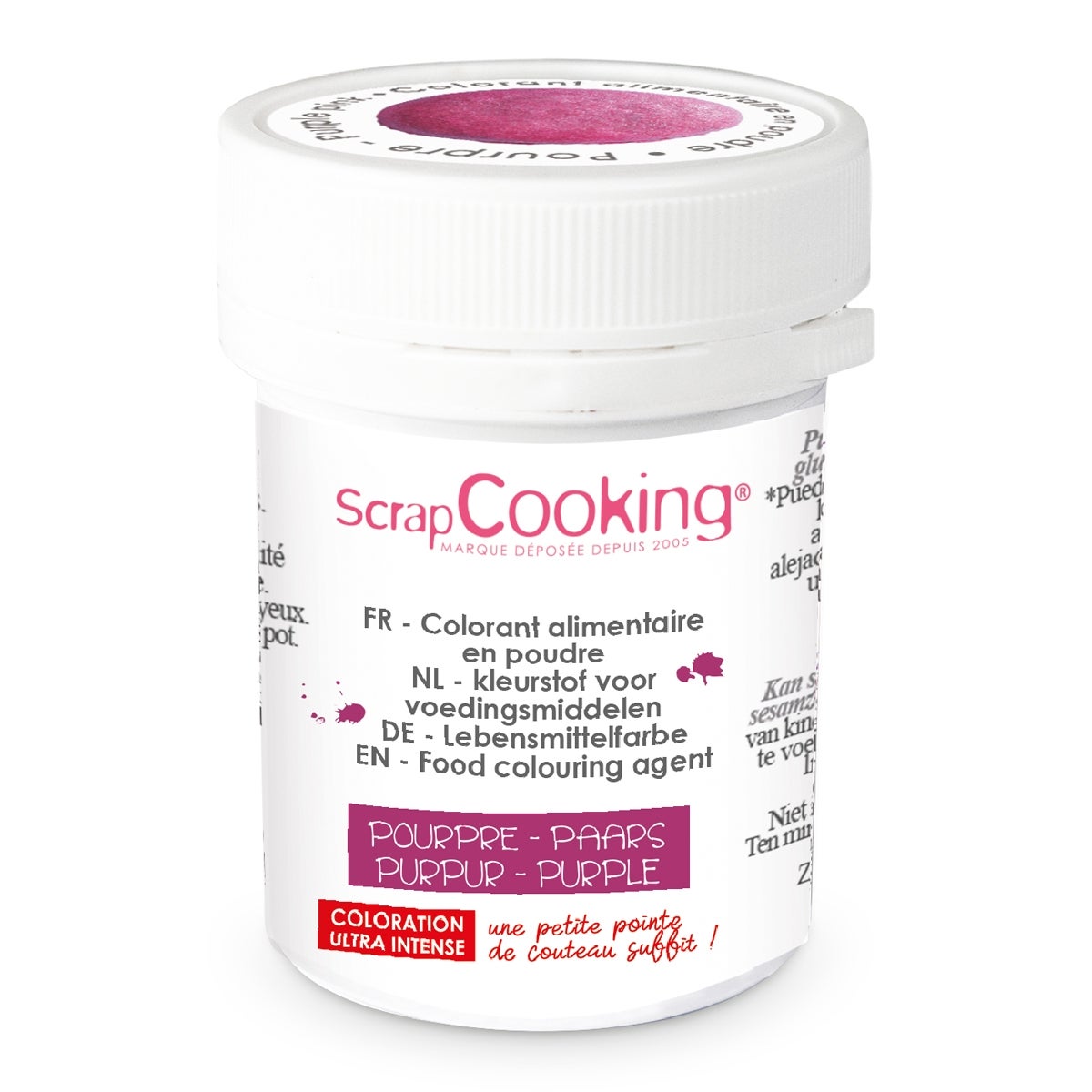 ScrapCooking Colorant Alimentaire Artificiel Poudre Violet