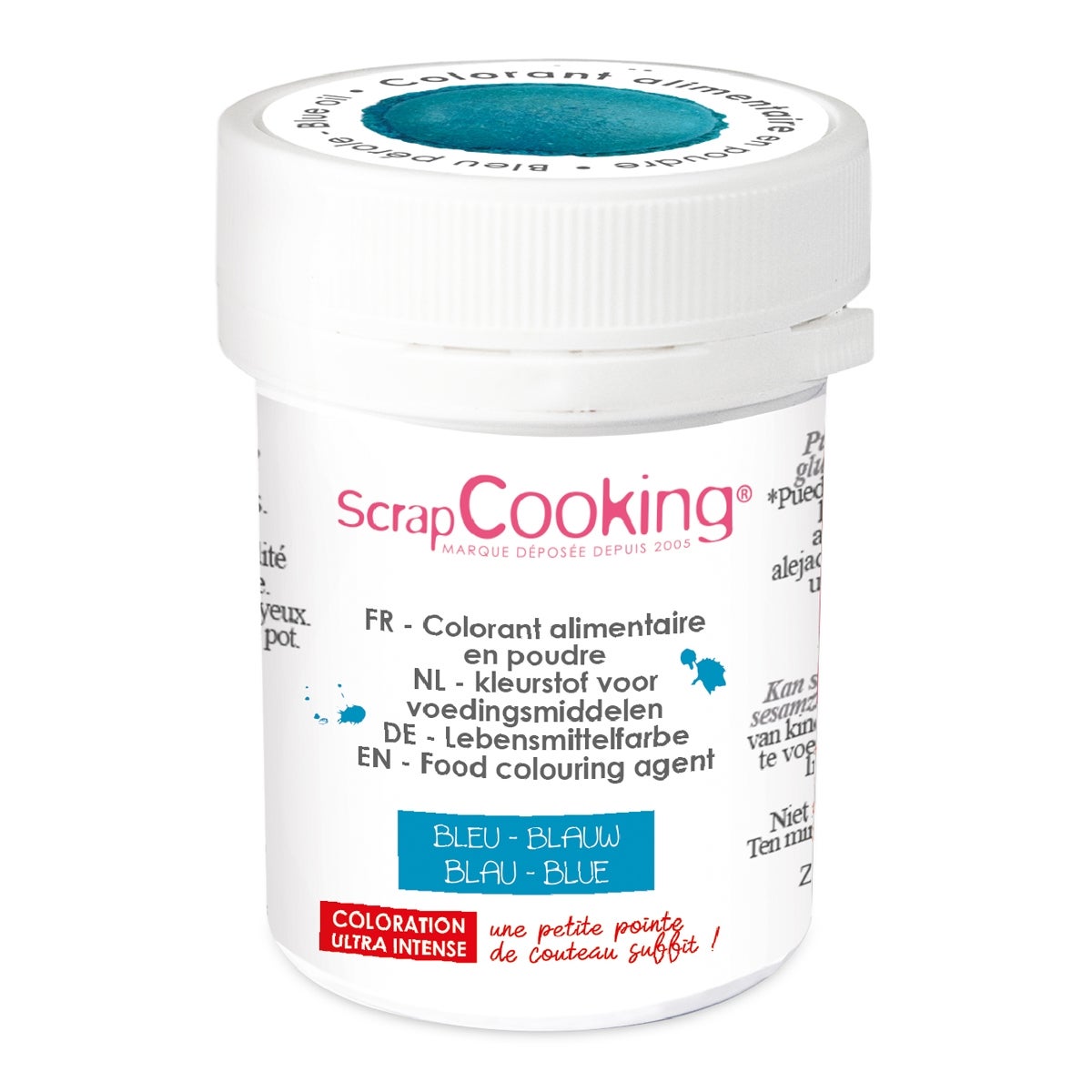 ScrapCooking Colorant Alimentaire Artificiel PoudreBleuFoncé