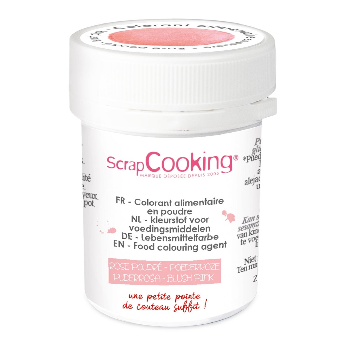 ScrapCooking Colorant Alimentaire Artificiel PoudreRoseClair