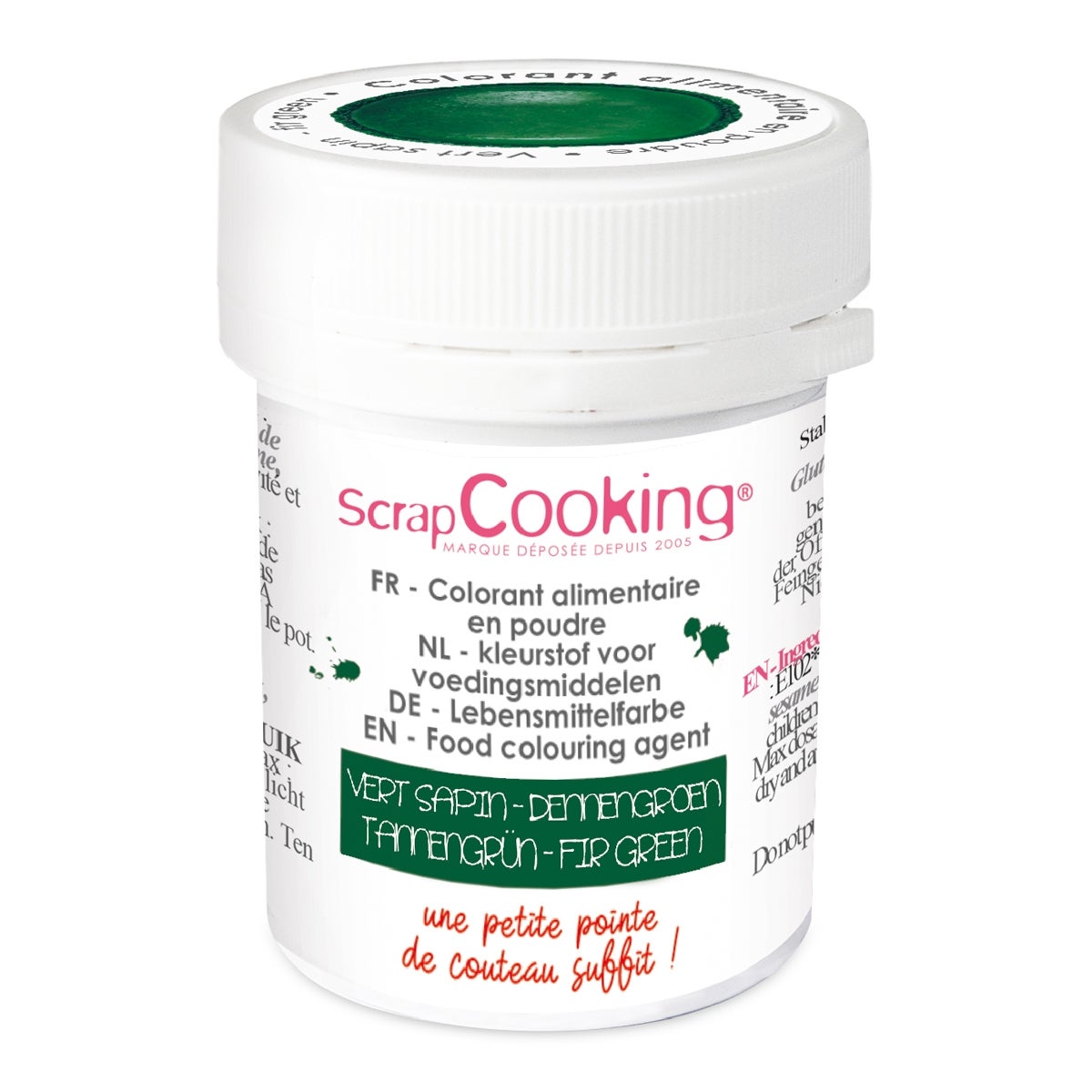 ScrapCooking Colorant Alimentaire Artificiel PoudreVertSapin