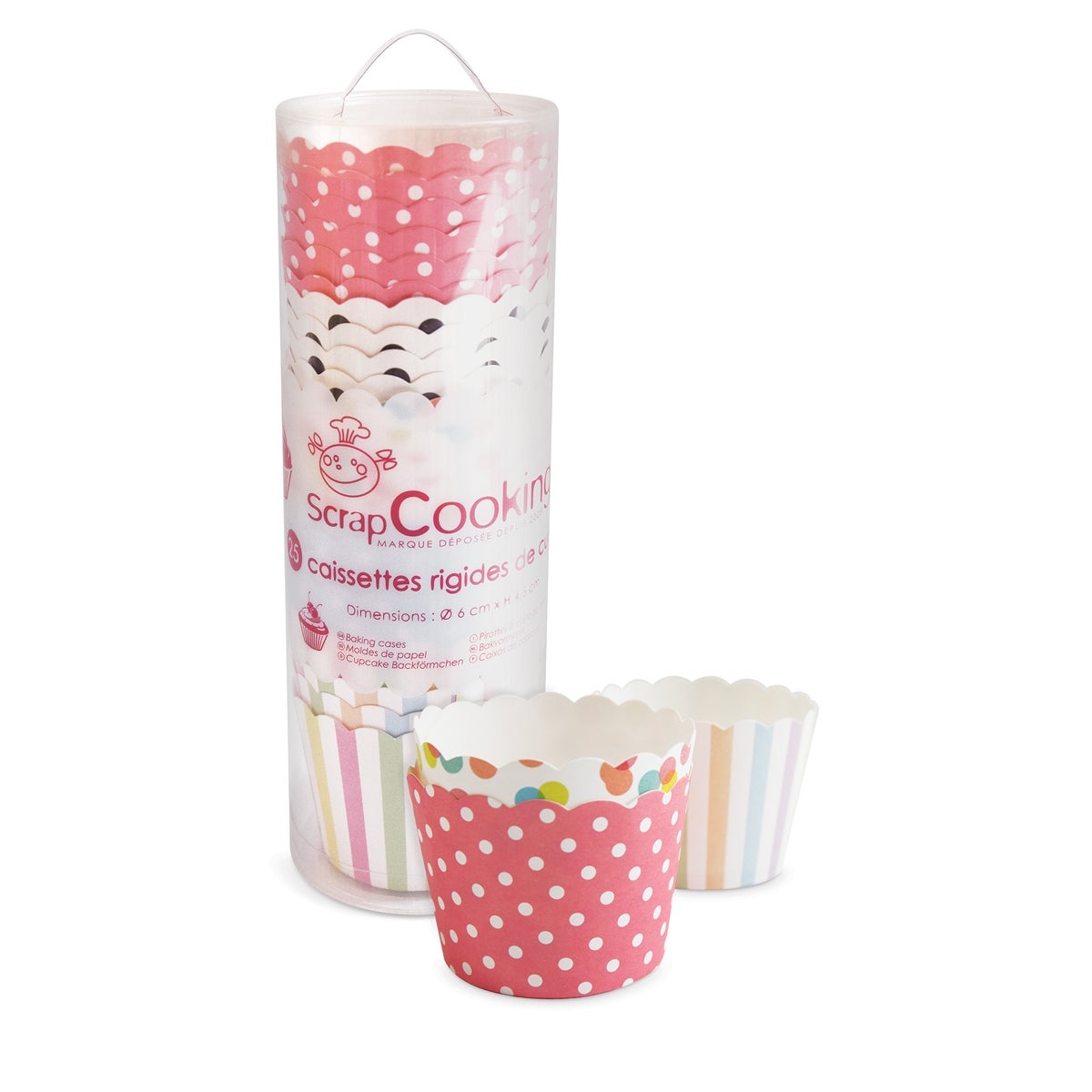 ScrapCooking Boîtes à cupcakes Motifs assortis pqt/25