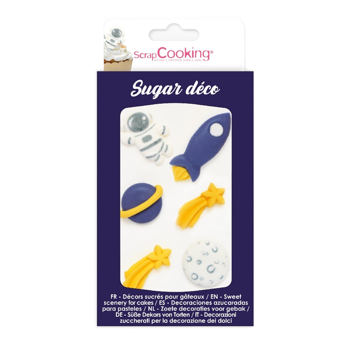 ScrapCooking Décorations en sucre Space Set/6